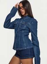 Rider Jacket Blue Denim