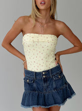 Majorette Strapless Bodysuit Cream