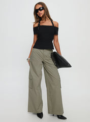 Companions Cargo Slack Pant Khaki