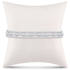 simply classic sincerity stack - sterling - stack of 3