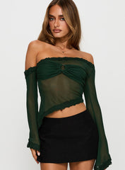 Empty Space Top Forest Green