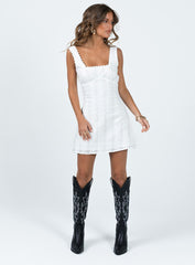 Dasha Mini Dress White
